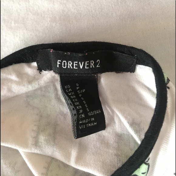 forever 21 cactus print halter top - Picture 9 of 9